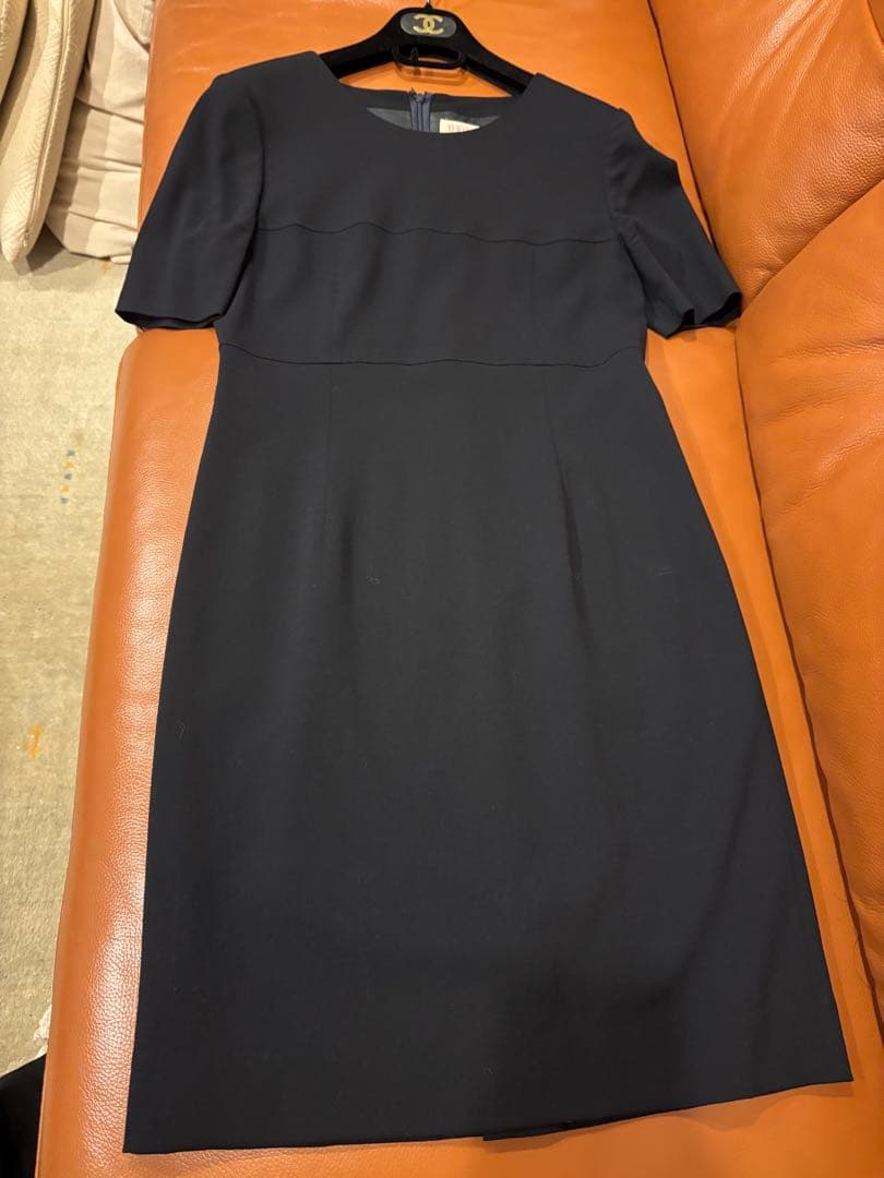 ユキ トリイお受験スーツ　ネイビー　ジャケット・ワンピース　セットアップ