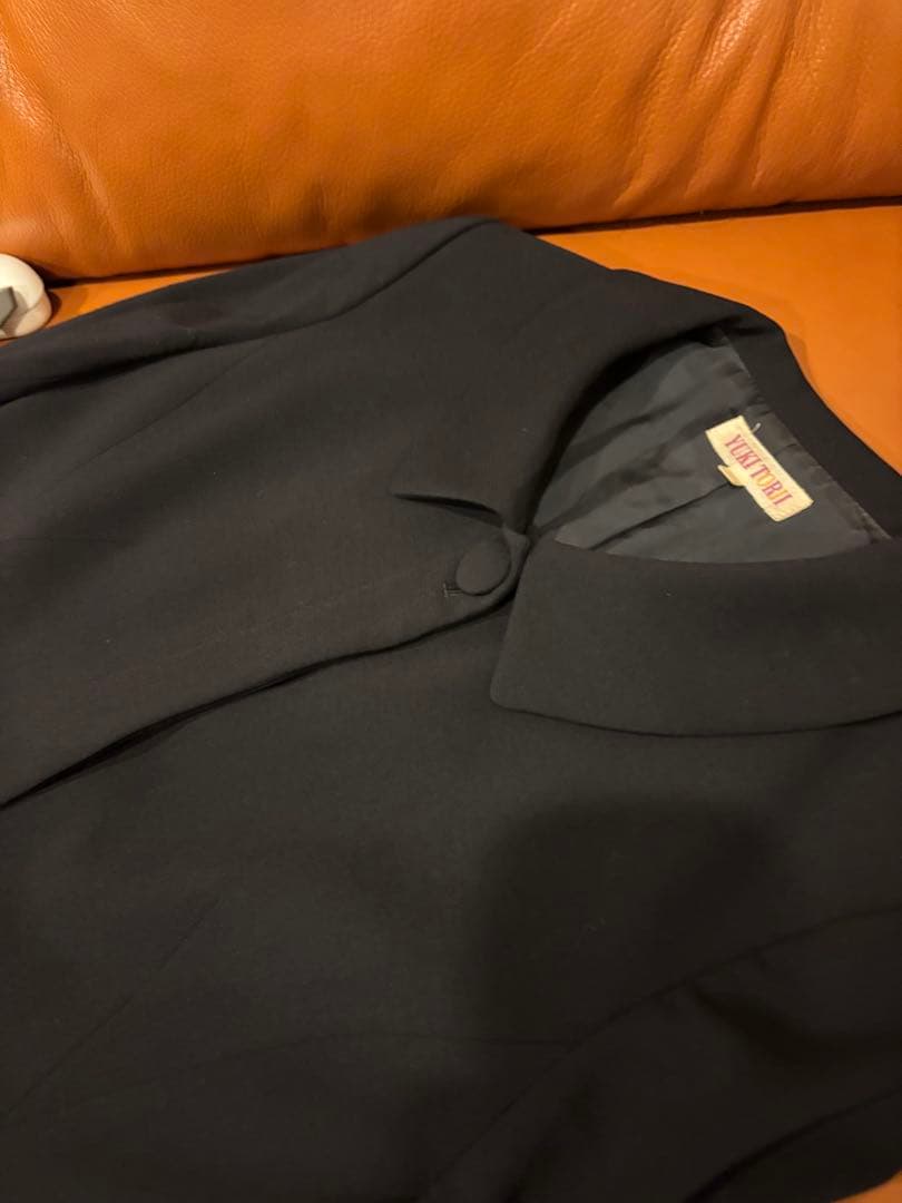 ユキ トリイお受験スーツ　ネイビー　ジャケット・ワンピース　セットアップ