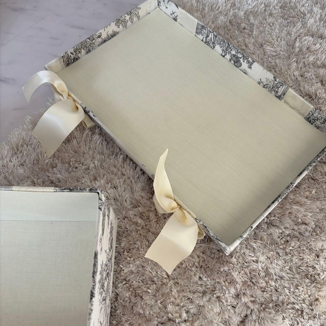 ジェニファーテイラー トワルドジュイ柄 3段収納ボックス