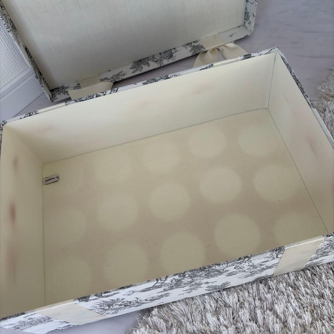 ジェニファーテイラー トワルドジュイ柄 3段収納ボックス