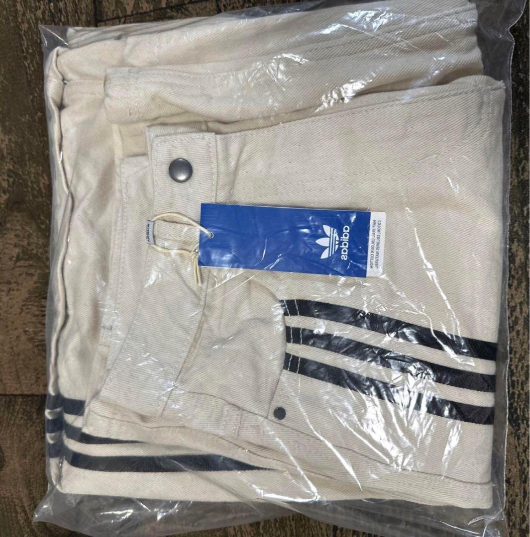 adidas アディブレイク 2-IN-1 デニムパンツ オフホワイト