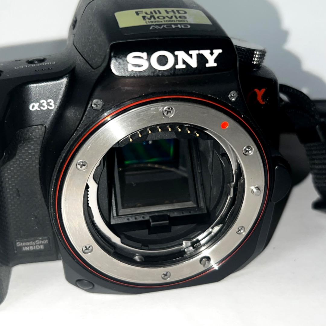 【SONY α33】すぐ使えるフルセット
