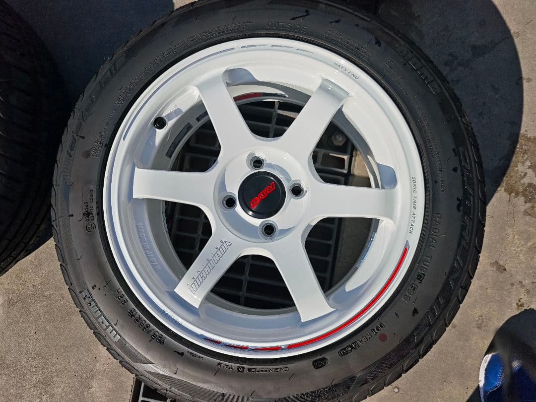 最終値下げTE37 SONIC タイムアタックエディション　15インチ7J+26