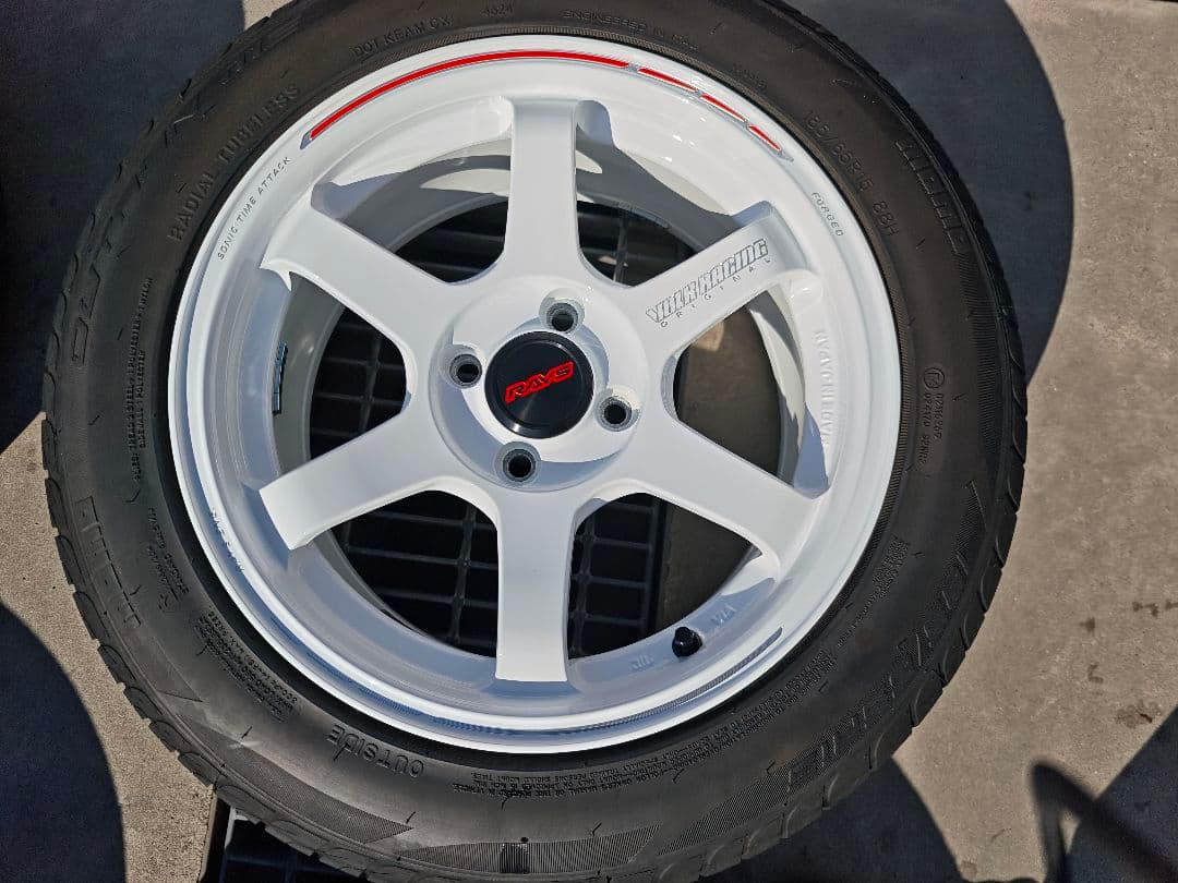 最終値下げTE37 SONIC タイムアタックエディション　15インチ7J+26