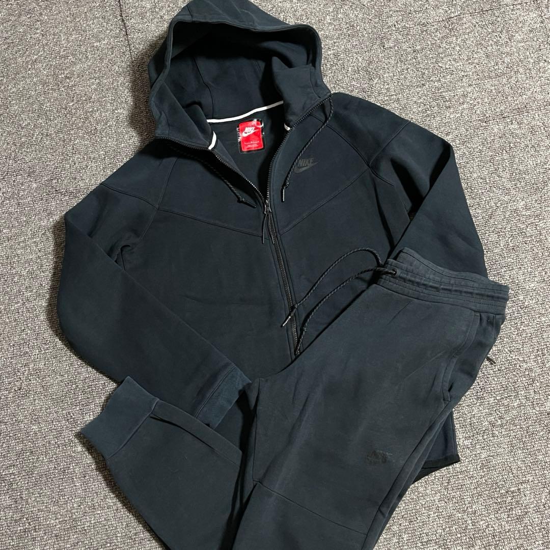 NIKE Tech Fleece 廃品版 上下 セットアップ L ブラック 美品