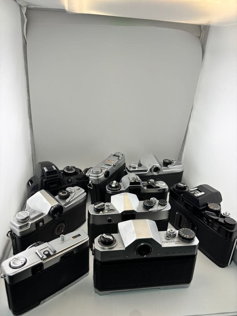 フィルムカメラとデジタル一眼レフセット