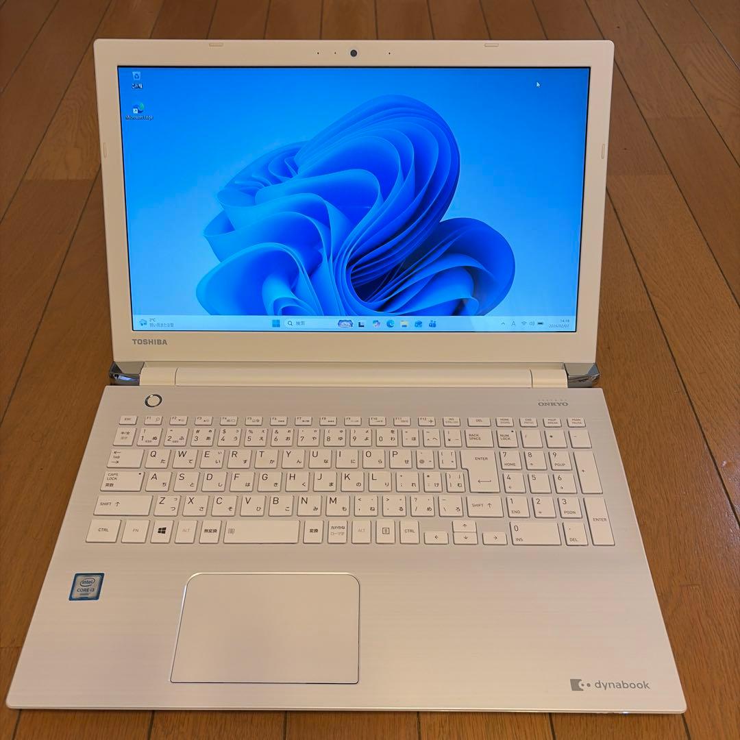 美品 東芝Dynabook EX/45AW Core i3-6100UWin11