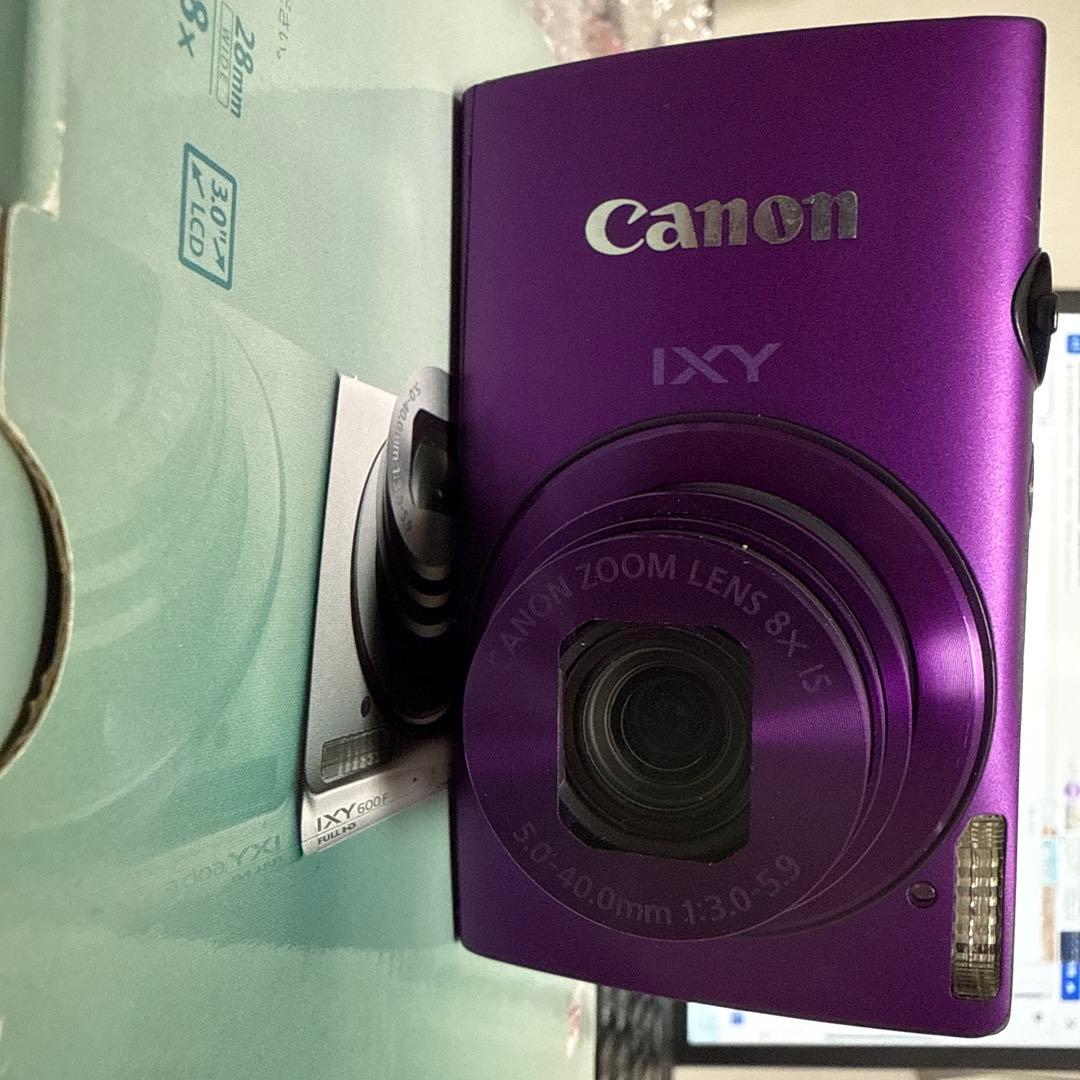 Canon IXY 600F パープル 箱取説付き