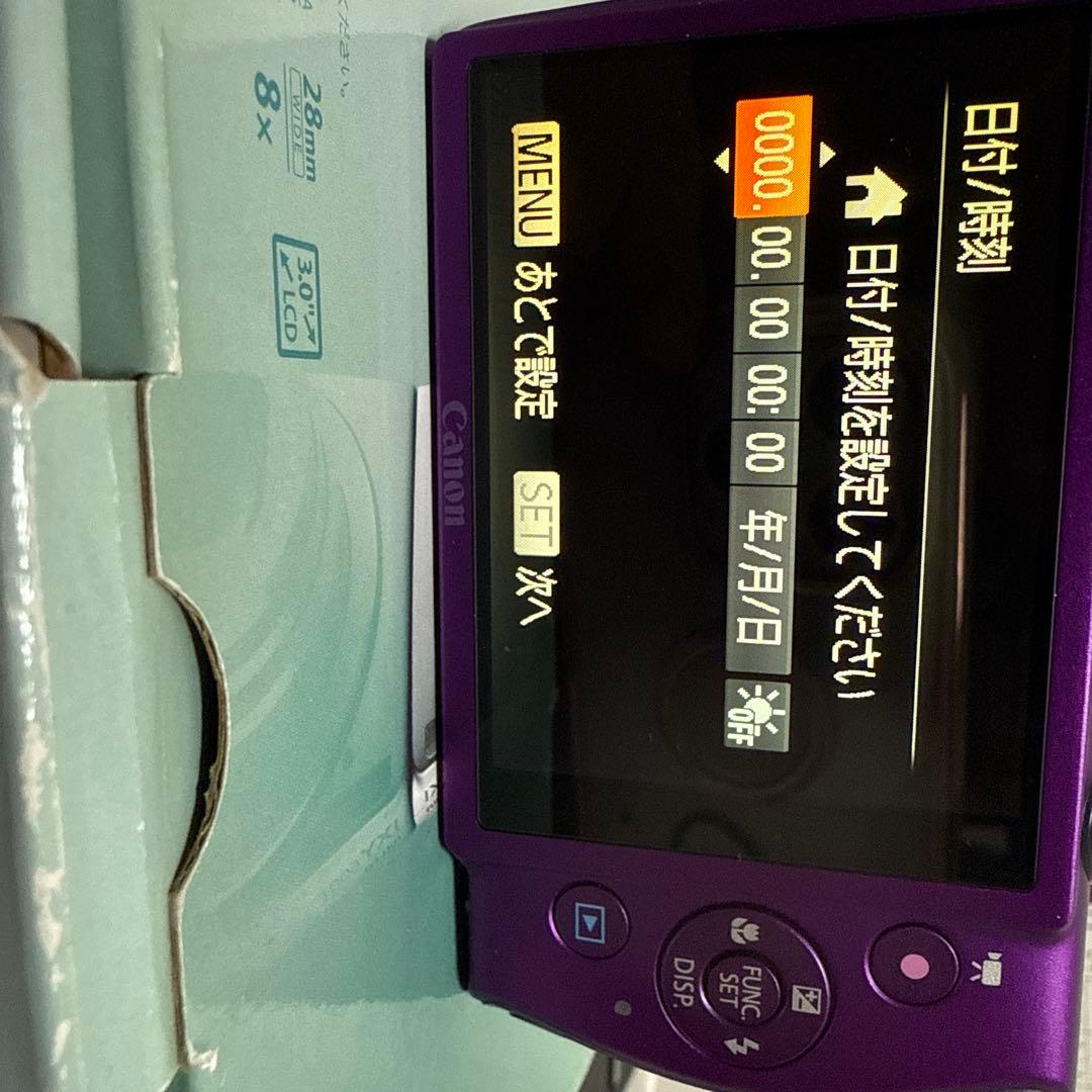 Canon IXY 600F パープル 箱取説付き