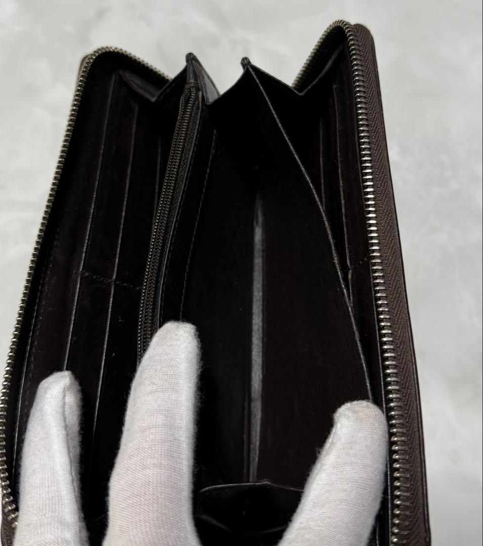 美品‼️ GUCCI 長財布 GGキャンバス ラウンドファスナー