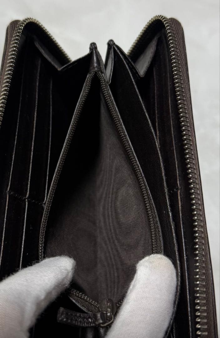 美品‼️ GUCCI 長財布 GGキャンバス ラウンドファスナー