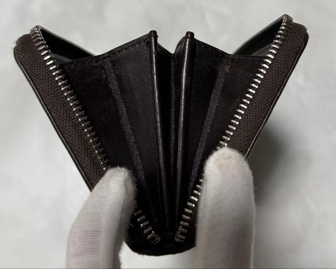 美品‼️ GUCCI 長財布 GGキャンバス ラウンドファスナー