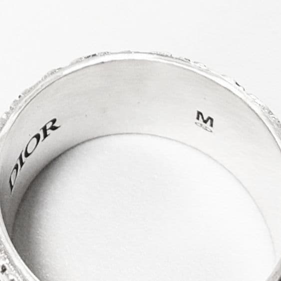 DIOR　オブリーク　メンズシルバーリング　20号　極美品