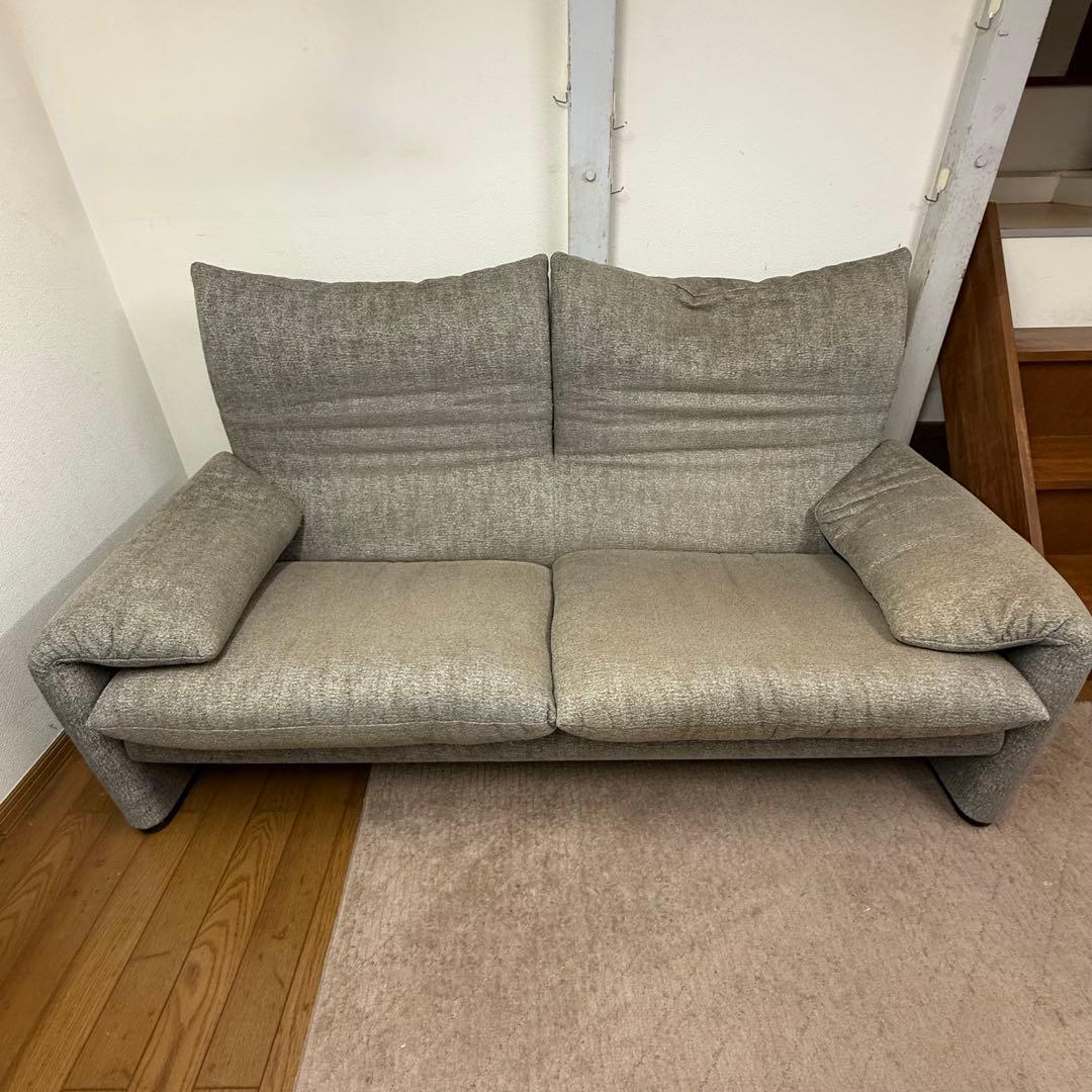 定価130万カッシーナ マラルンガ2人掛けワイド