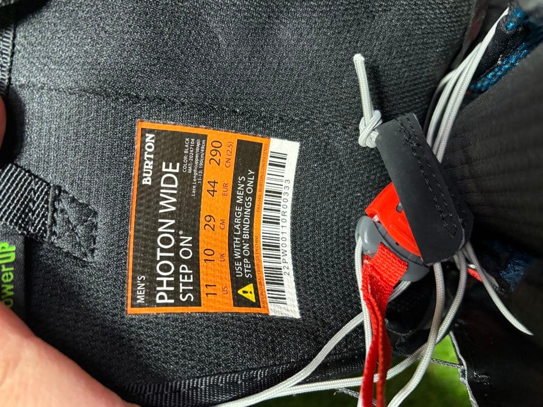 未使用BURTON ステップオンGENESIS＆ブーツPHOTONセット29cm