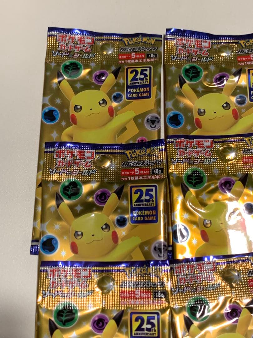 ポケカ　25th AnniversaryCollection　6パック　未開封