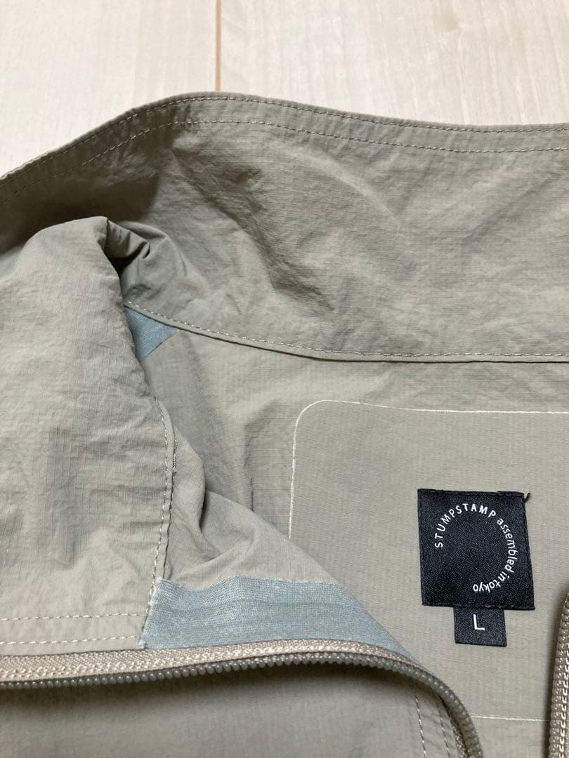 値下不可 STUMPSTAMP ハーフジッププルオーバーベスト メンズL