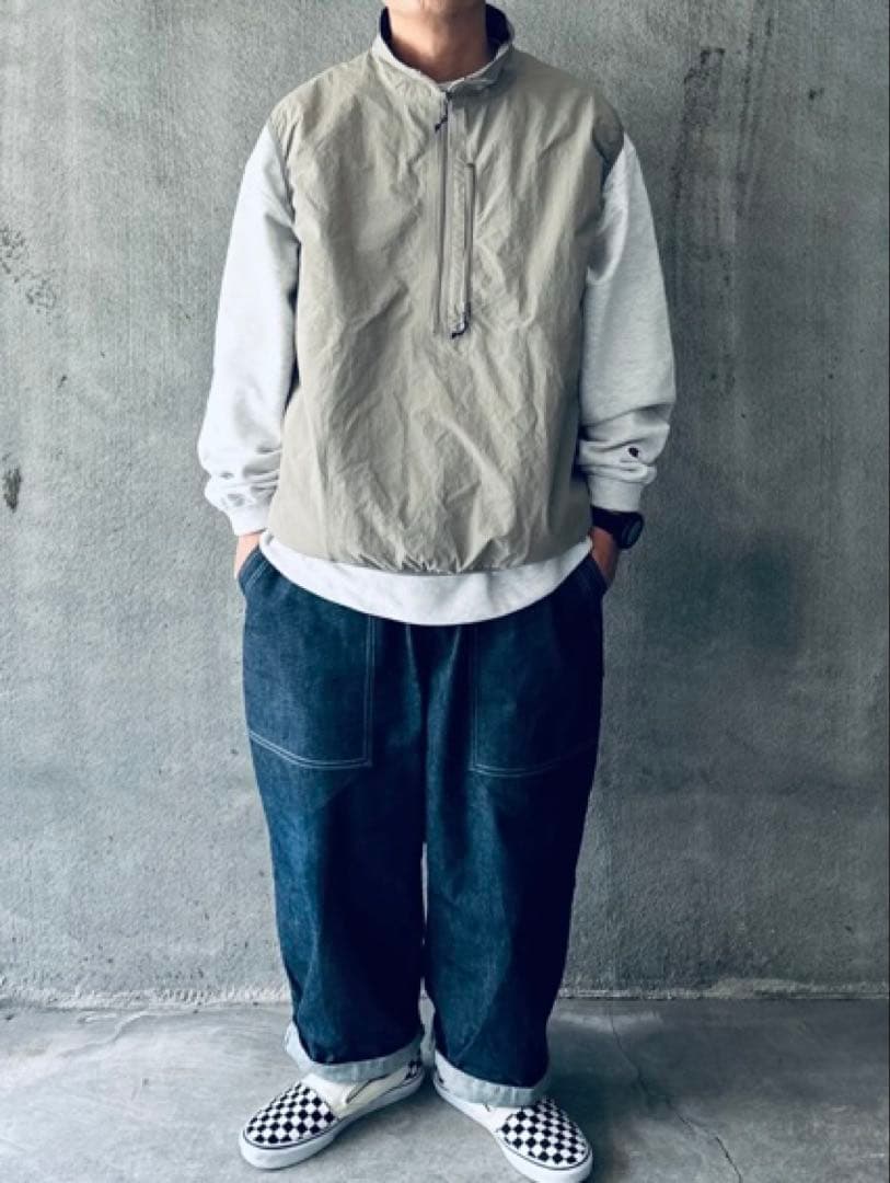 値下不可 STUMPSTAMP ハーフジッププルオーバーベスト メンズL