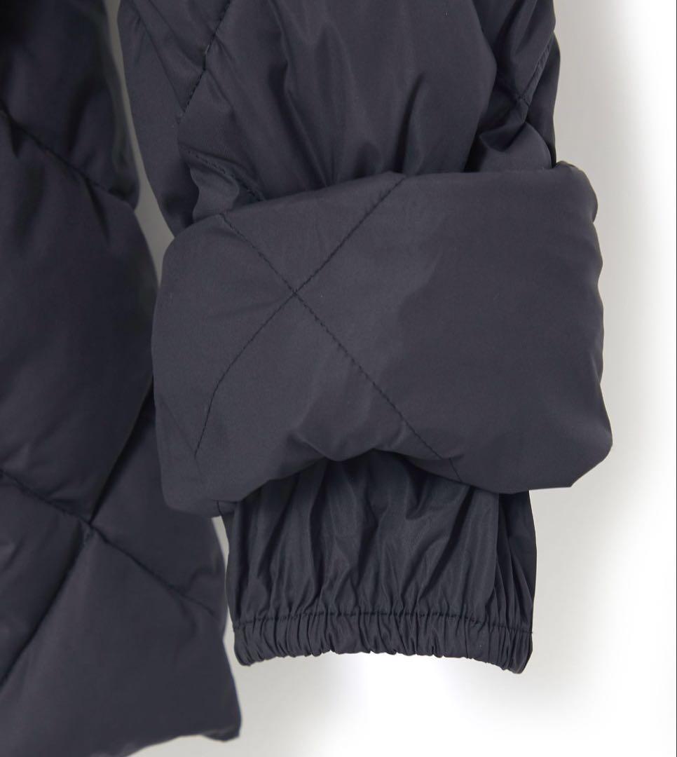 新品同様★ 今季商品クロコダイル2WAYフード キルトダウン ジャケットコート