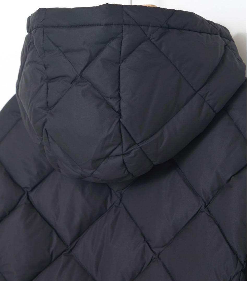 新品同様★ 今季商品クロコダイル2WAYフード キルトダウン ジャケットコート