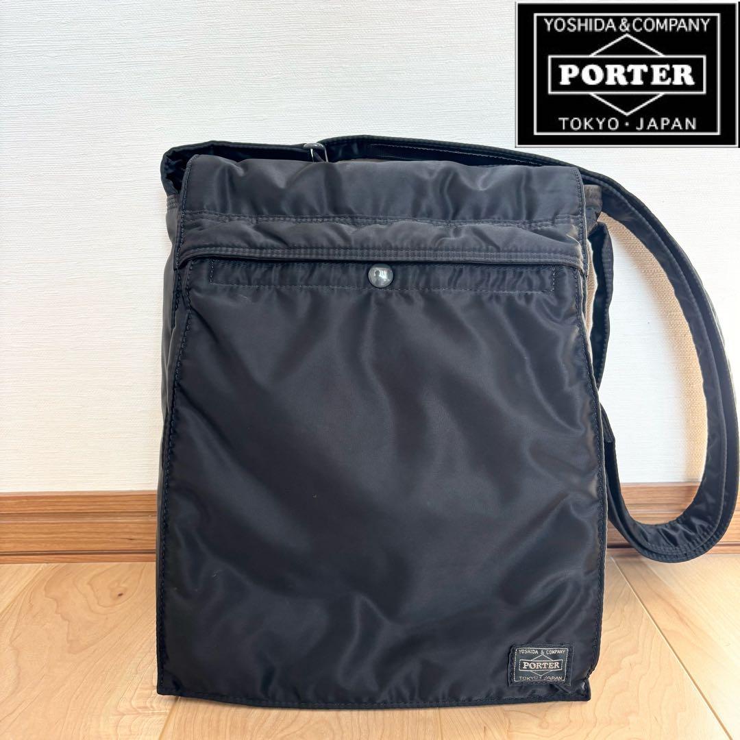 【極美品】廃盤品 PORTER ポーター タンカー ショルダーバッグ 黒色