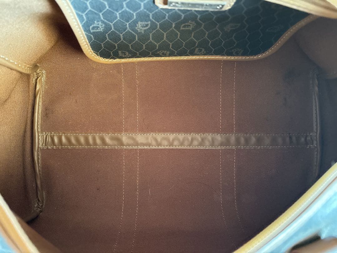 【週末価格】Christian Dior ボストンバッグ PVC ハニカム 総柄