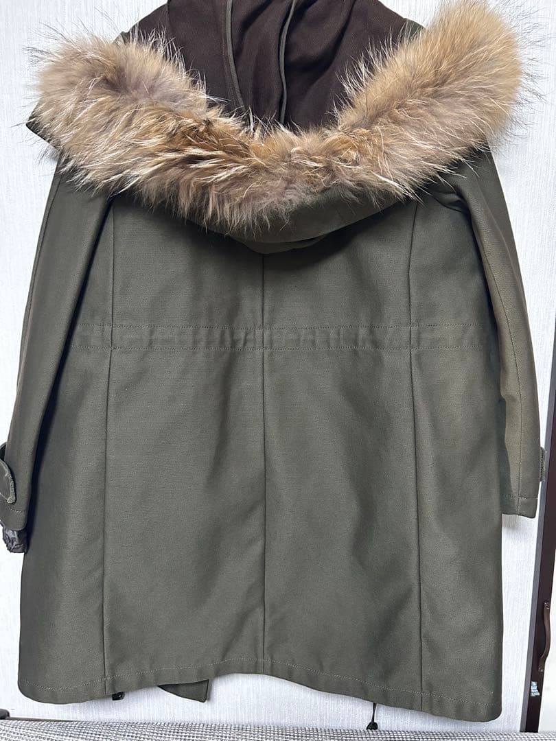 【P♡】Weekend MaxMara リアルファーベスト付きモッズコート