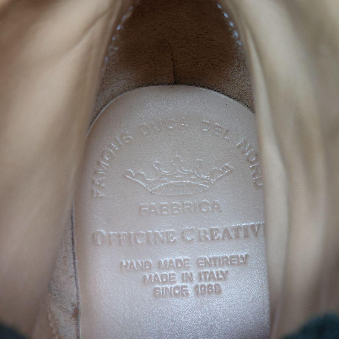 OFFICINE CREATIVE アンティークレザーレースアップシューズ 36