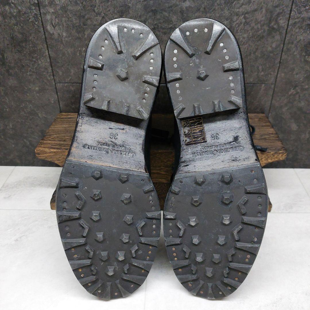 OFFICINE CREATIVE アンティークレザーレースアップシューズ 36