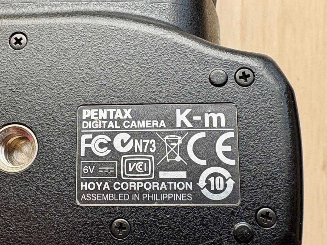 【動作確認済】PENTAX K-m デジタル一眼レフカメラ
