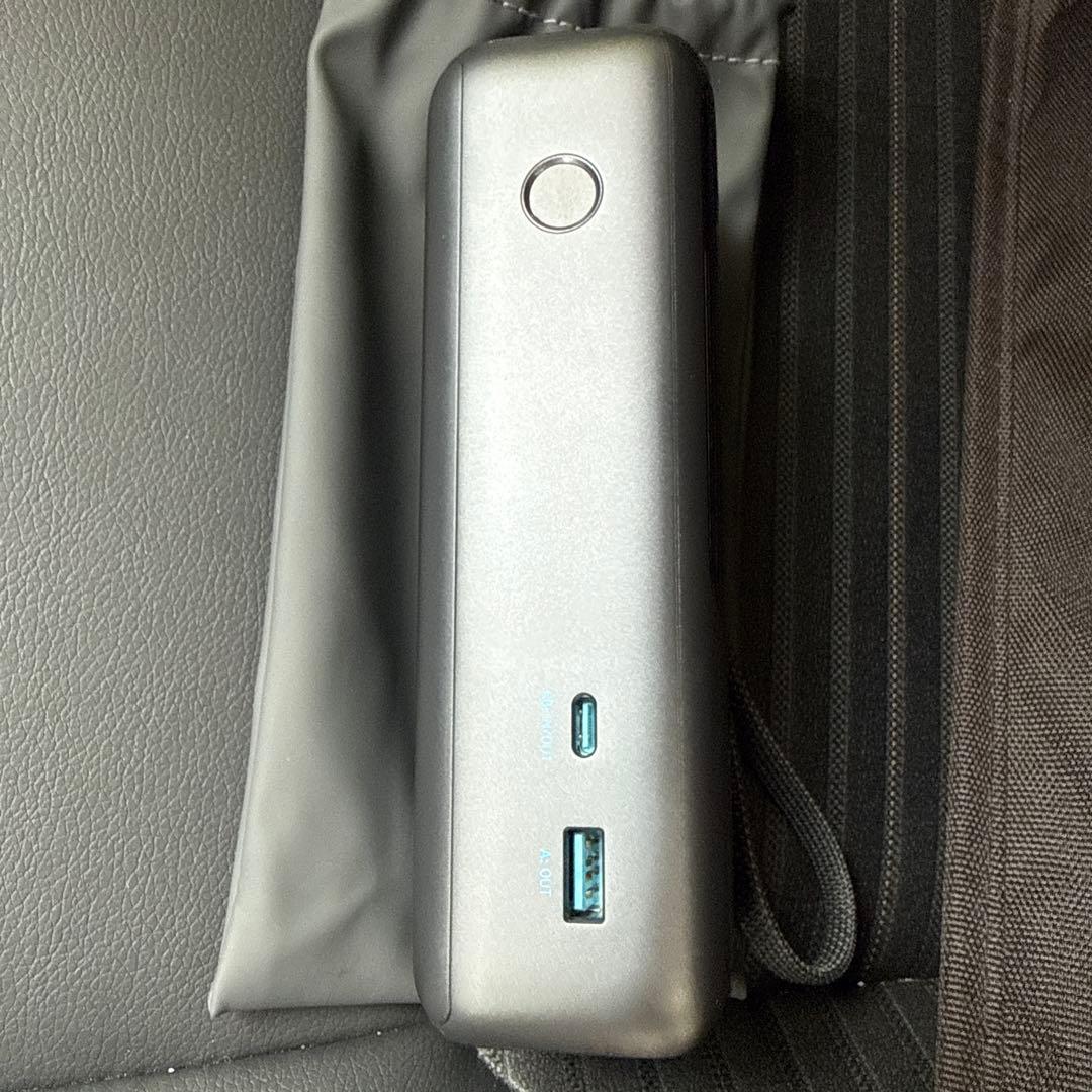 Anker Power Bank (25000mAh, 巻取り式USB-C)