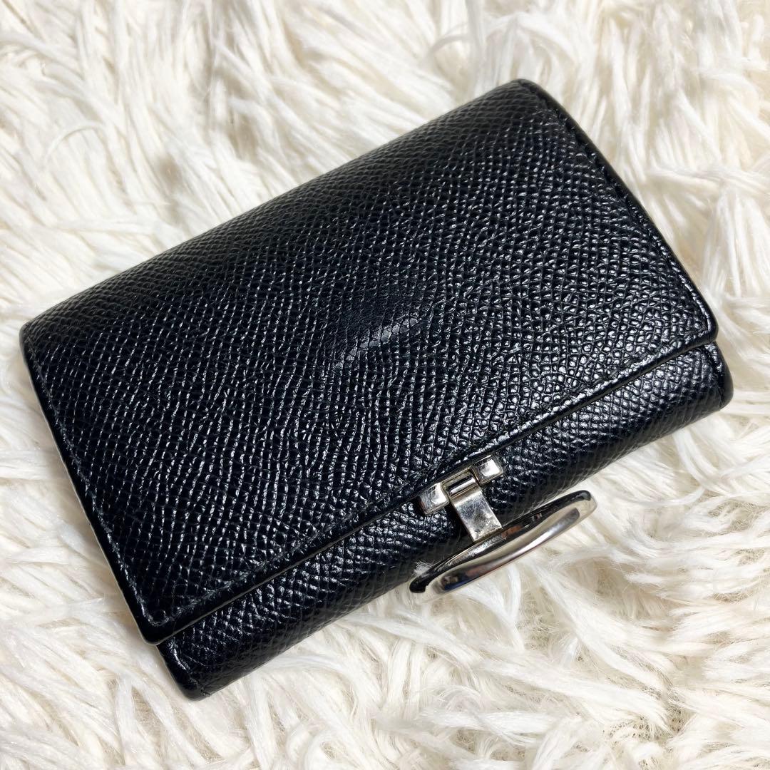 【美品】ブルガリ ケース ビーゼロワン レザーブラック IC搭載