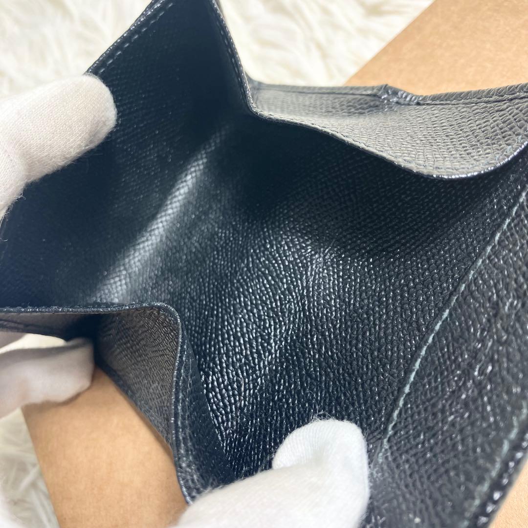 【美品】ブルガリ ケース ビーゼロワン レザーブラック IC搭載