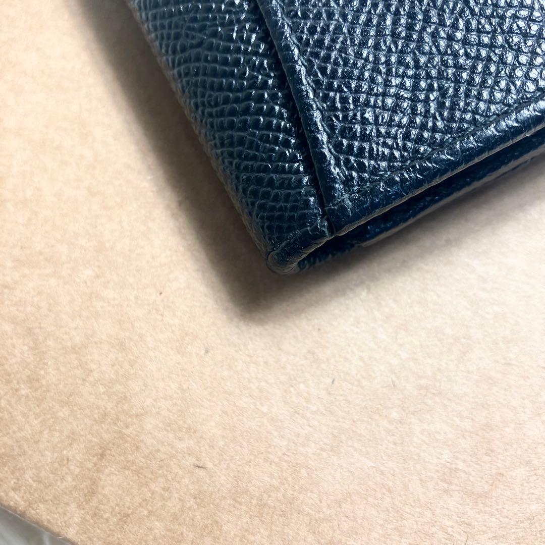 【美品】ブルガリ ケース ビーゼロワン レザーブラック IC搭載