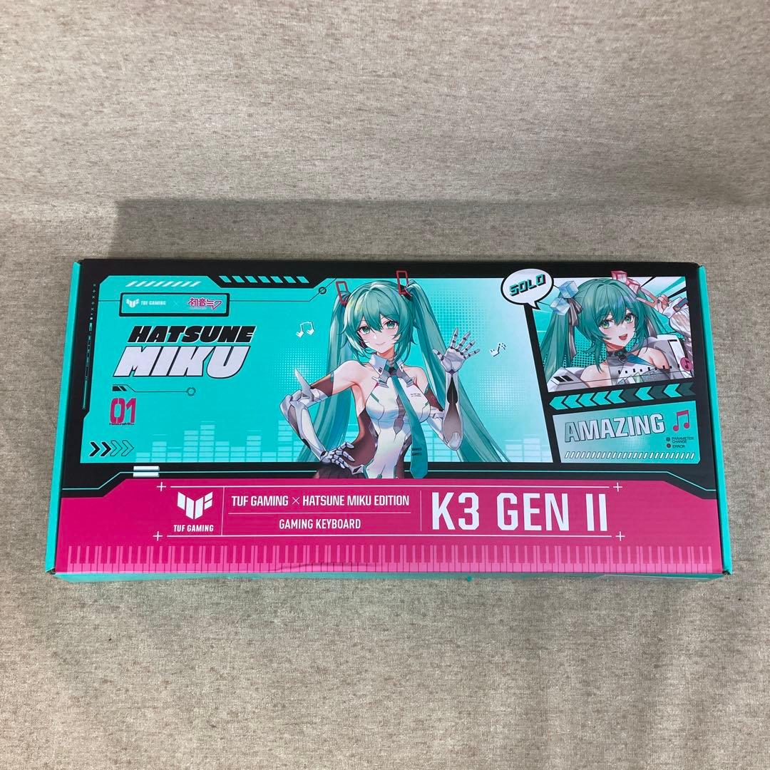 初音ミク ゲーミングキーボード RA09 TG K3 GEN II (62258