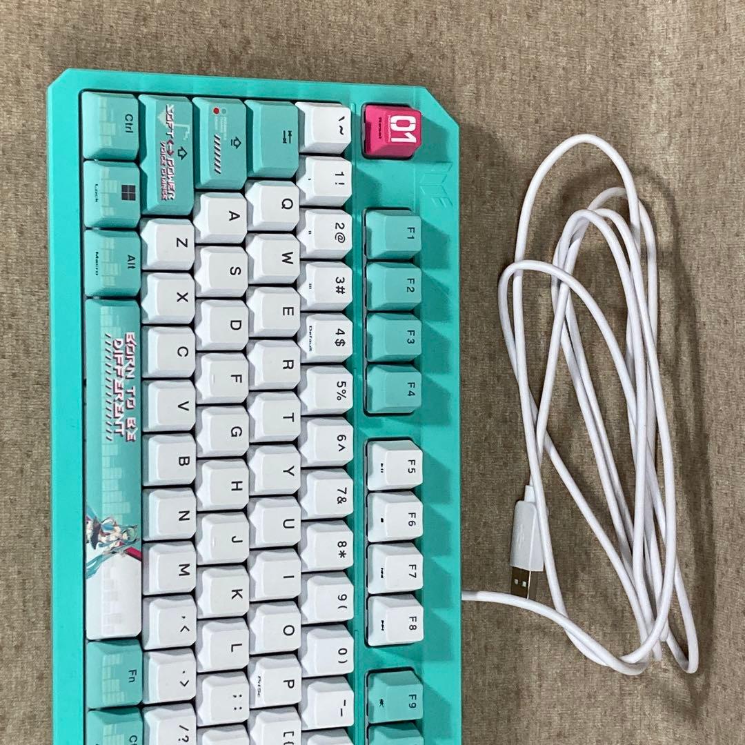 初音ミク ゲーミングキーボード RA09 TG K3 GEN II (62258