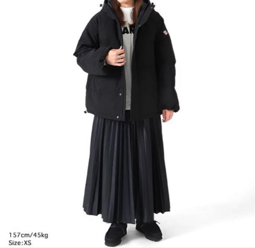 DANTON オーバーサイズ フーデッド ダウンジャケット DT-A0008