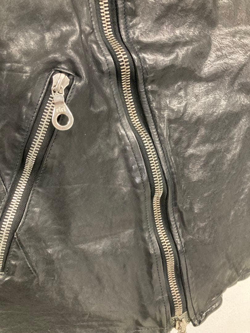 バックラッシュ　イタリアンダブルショルダー　ダブルライダース　M.BLK