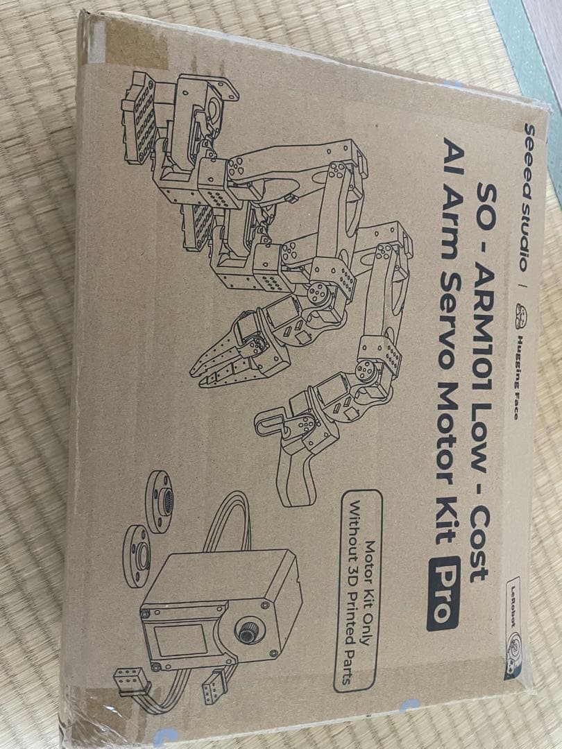 【完成品】Huggingface So arm 101 ロボットアーム