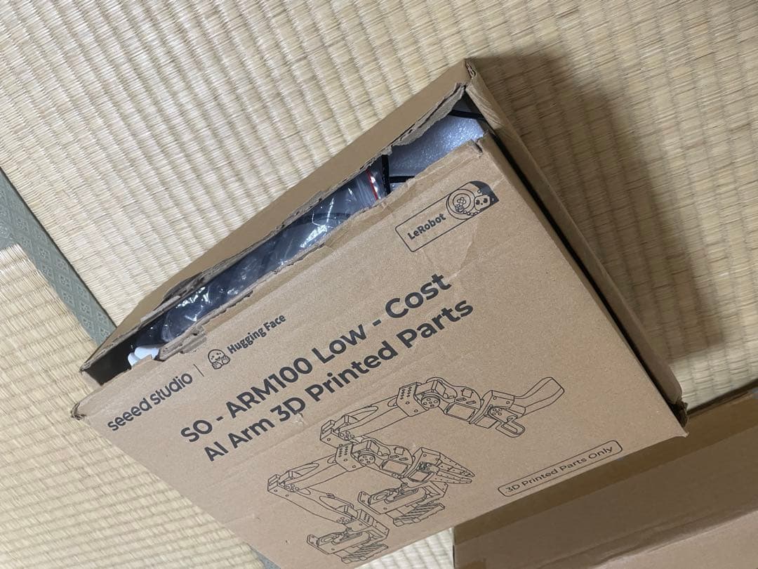 【完成品】Huggingface So arm 101 ロボットアーム