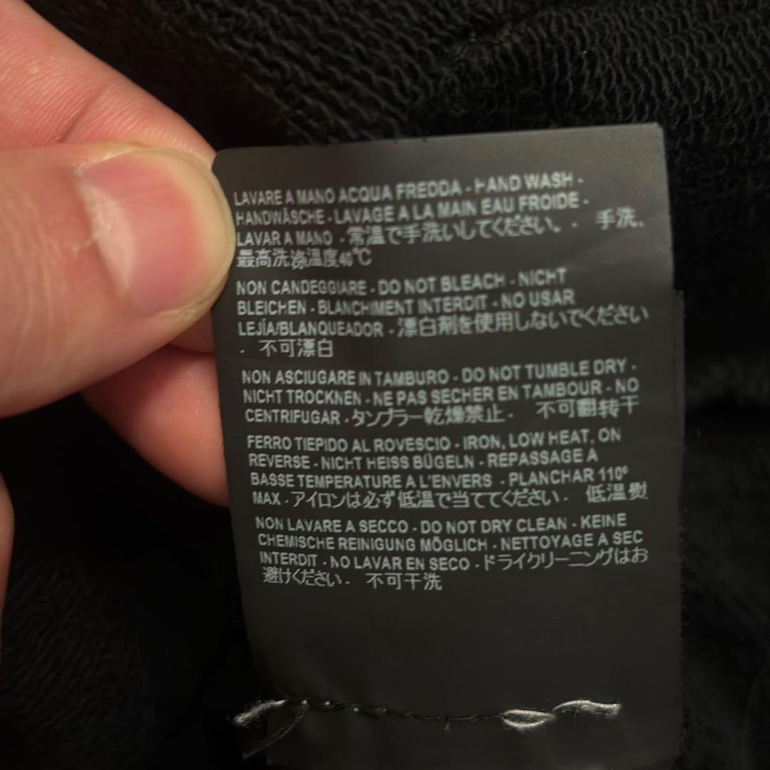 BALENCIAGA ミニロゴ ダブルジップ フーディ パーカー　Sサイズ