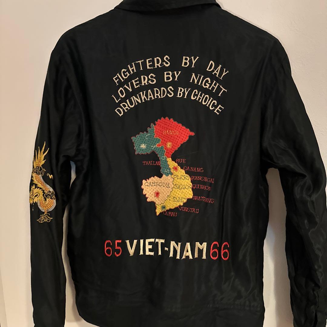 テーラー東洋 ベトナムジャケット 刺繍 beams M リバーシブル