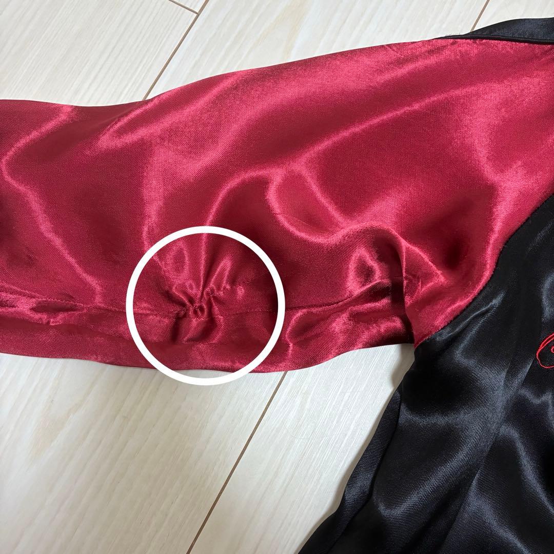 ウ*ー様 スカジャン リバーシブル スヌーピー コラボ 刺繍　L