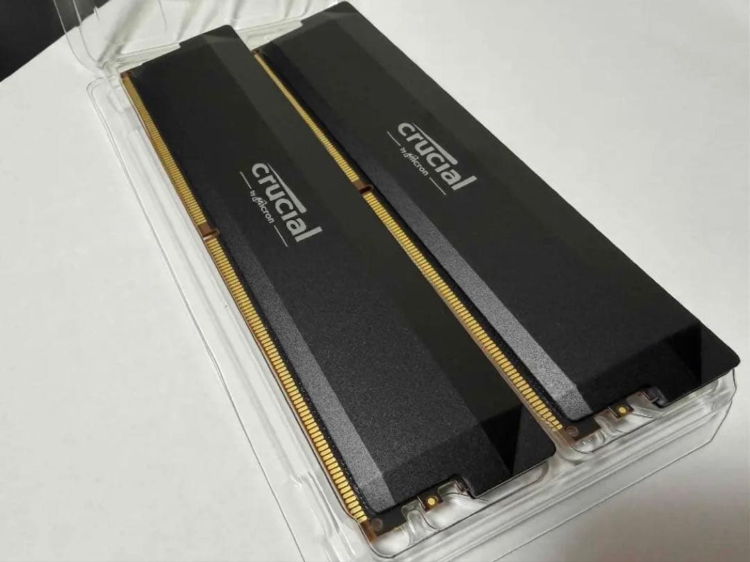 CrucialPRO DDR5-6000オーバークロック16GB×2(32GB)
