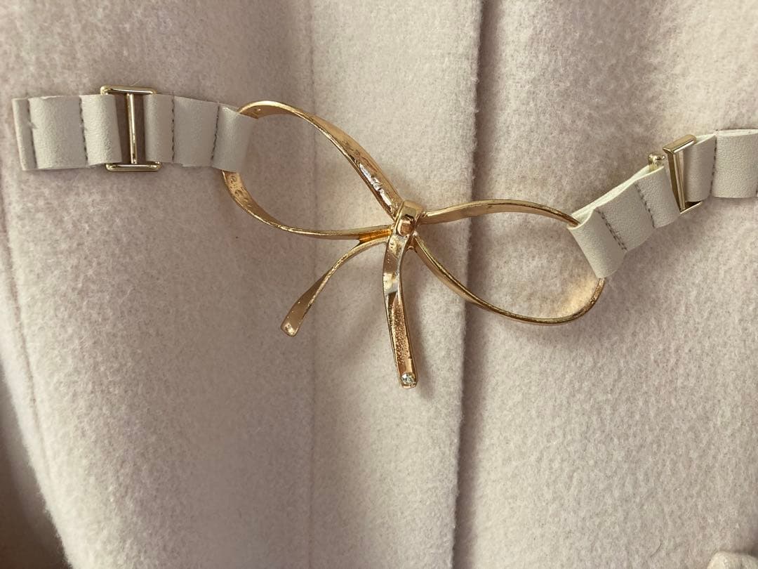 LODISPOTTO スウィートリュバンダッフルコート　薄ピンク　美品