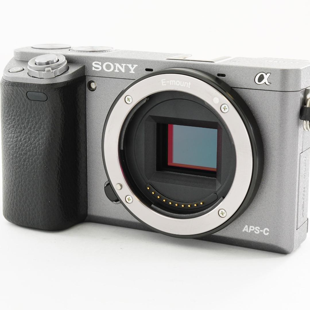 【希少色】SONY ミラーレス一眼 α6000 グレー SELP1650