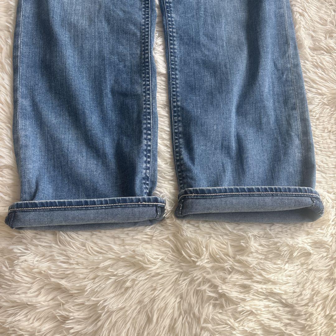 人気【YANUK】Lea ボーイズストレート(W26)APS デニムパンツ 美品