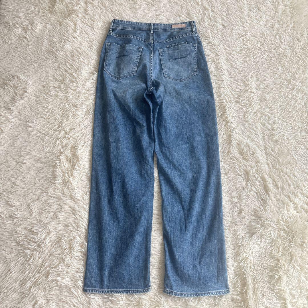 人気【YANUK】Lea ボーイズストレート(W26)APS デニムパンツ 美品