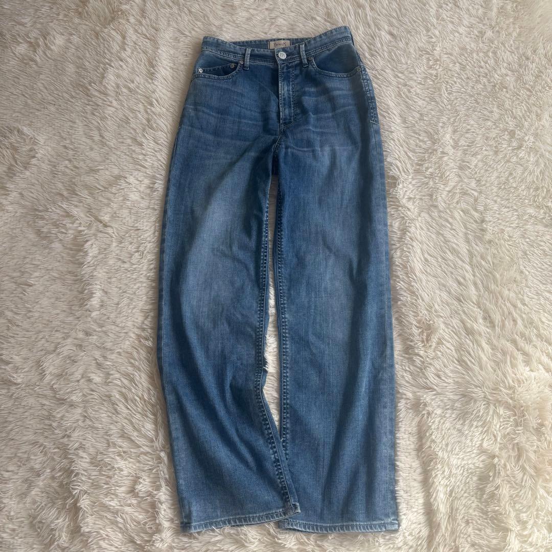 人気【YANUK】Lea ボーイズストレート(W26)APS デニムパンツ 美品