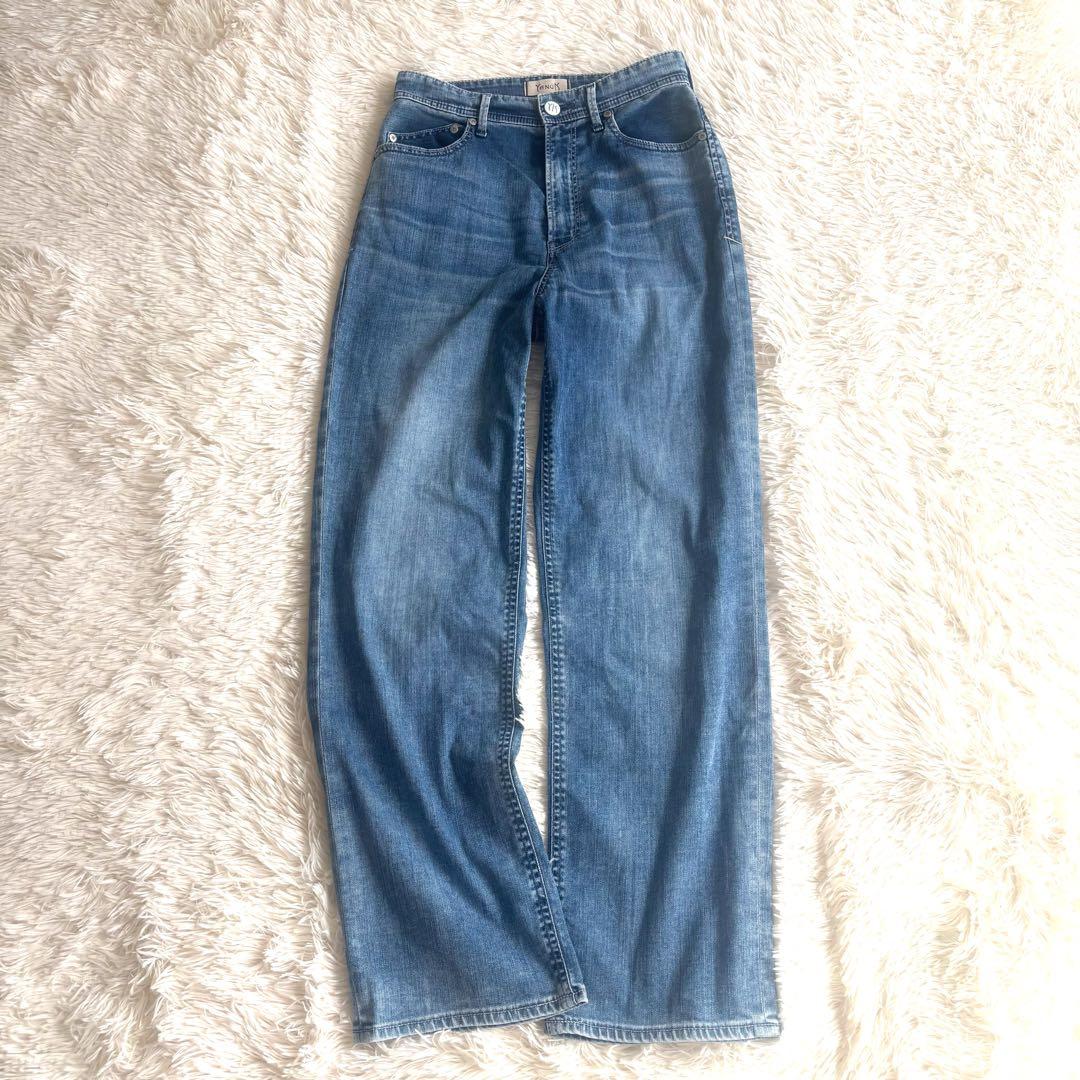 人気【YANUK】Lea ボーイズストレート(W26)APS デニムパンツ 美品